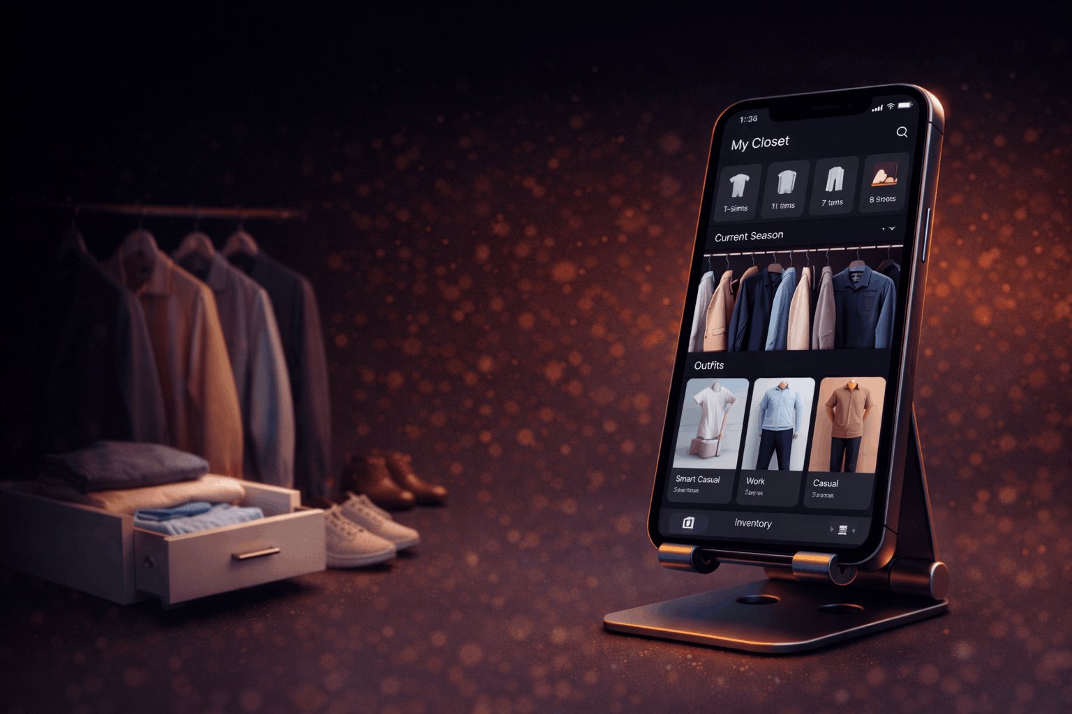 My Closet App - Digital wardrobe with seasonal outfits